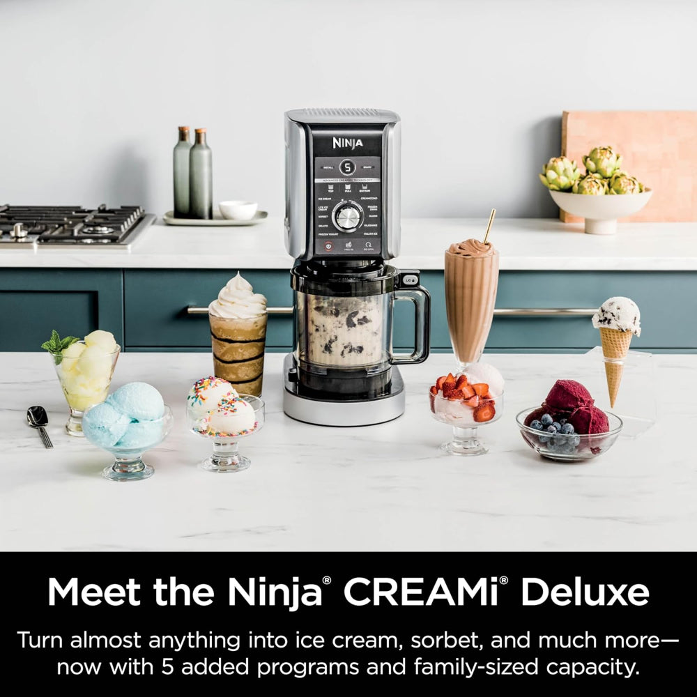 Ninja アイスクリームメーカー　CREAMiDELUXE Amazon | Ninja CREAMi デラックスアイスクリームメーカー & 冷凍