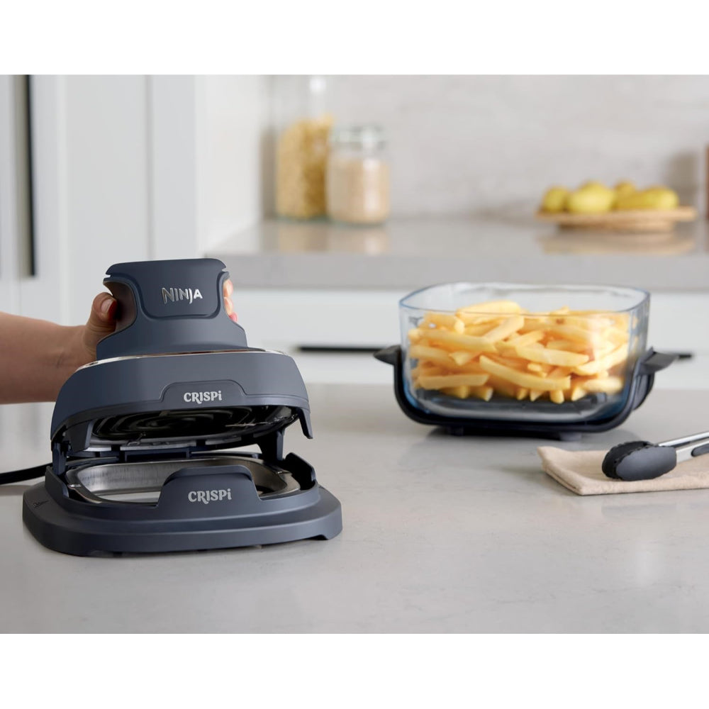 Ninja Crispi 4-in-1 Portable Glass Air Fryer Cooking System GREY FN101LAAGY