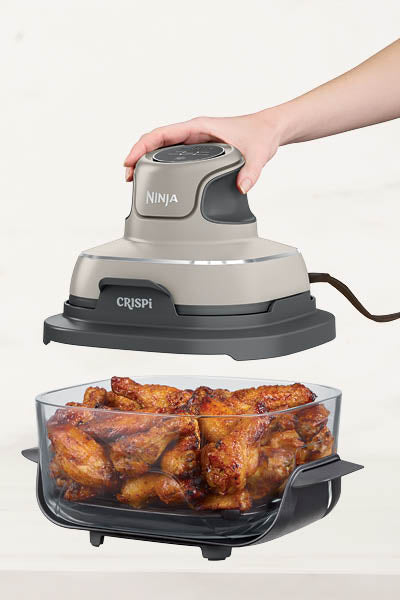Freidora de Aire de Vidrio Portátil Ninja Crispi 4-en-1 (4 Qt + 6