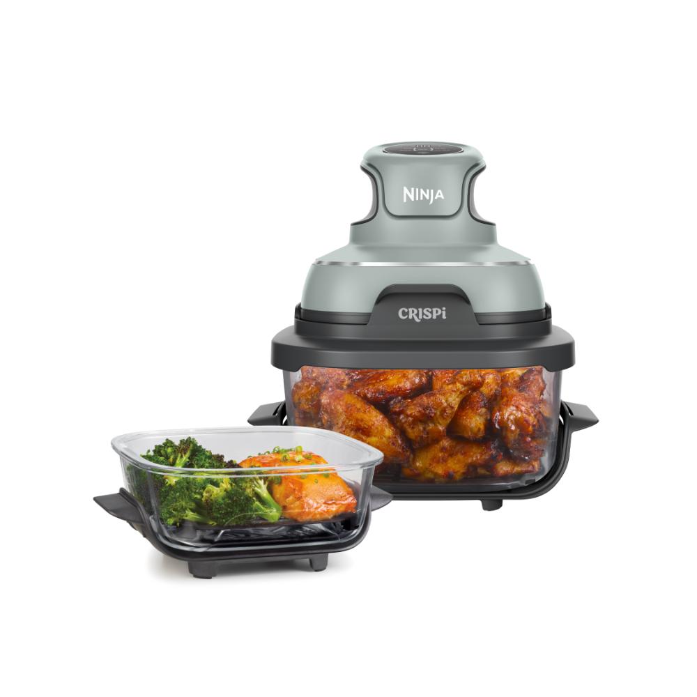 Freidora de Aire de Vidrio Portátil Ninja Crispi 4-en-1 (4 Qt + 6